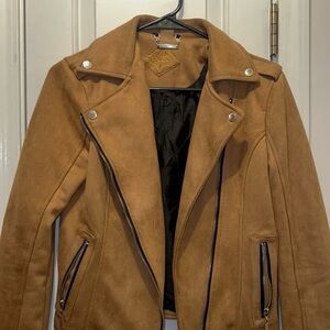 Tan Suede Women's Jacket